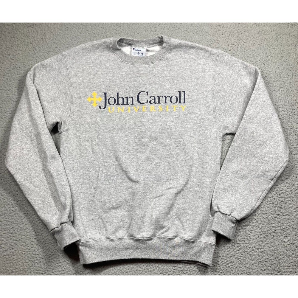 John Carroll University Sweatshirt Adult Small Gray Sweater Jesuit Cleveland OH